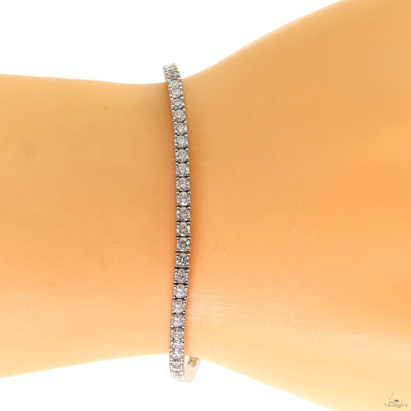 5 Pointer Men's 14K Gold Lab-Grown Diamond Tennis Bracelet 5pt | TraxNYC