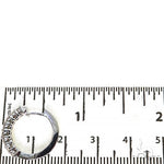 5 Pt Hoop Diamond Earrings (Lab) 68301 - Image 4