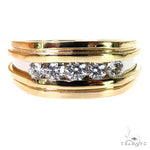 5 Stone 2 Tone Diamond Ring 68852 - Image 2