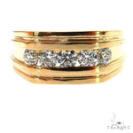 5 Stone Mens Diamond Wedding Band 68639 - Image 1