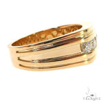 5 Stone Mens Diamond Wedding Band 68639 - Image 3