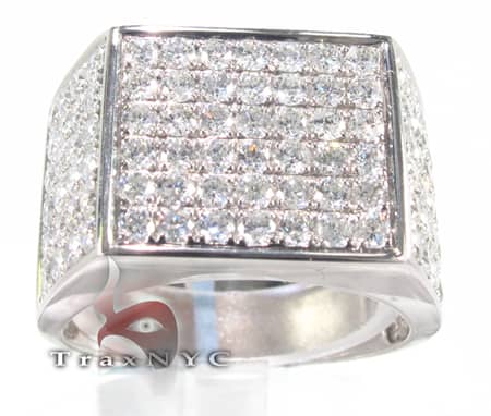 14K Gold Rapid Square Ring, photo 5 of 10