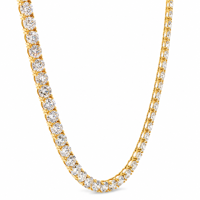 55 Pt Diamond Tennis Chain 71714