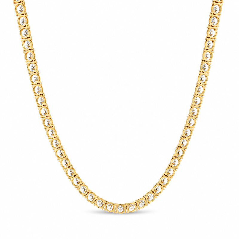 55 Pt Diamond Tennis Chain 71714