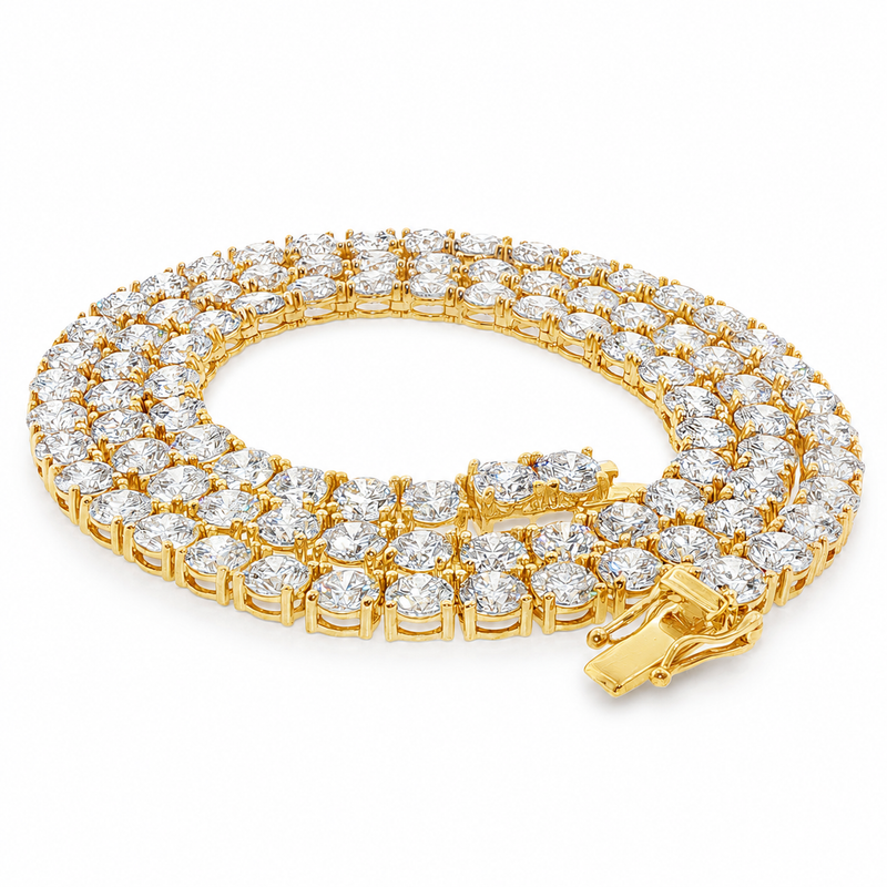 55 Pt Diamond Tennis Chain 71714