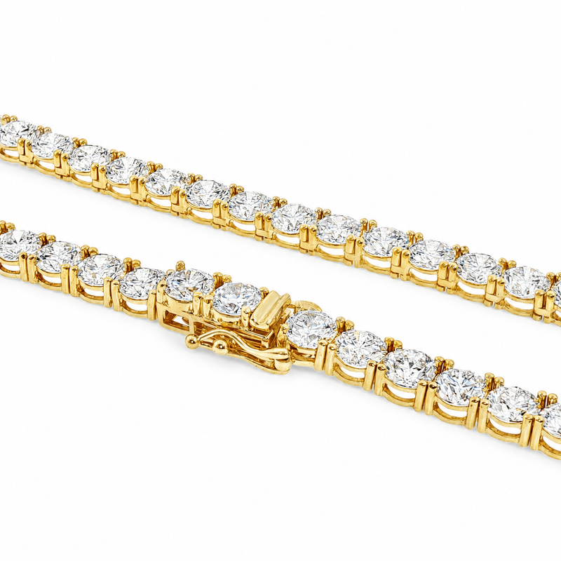 55 Pt Diamond Tennis Chain 71714