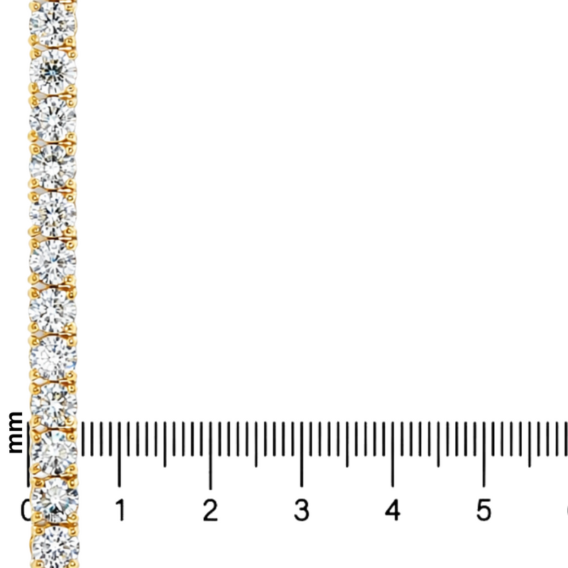 55 Pt Diamond Tennis Chain 71714