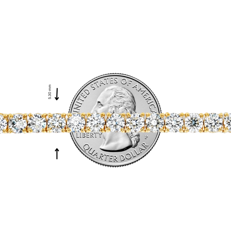 55 Pt Diamond Tennis Chain 71714