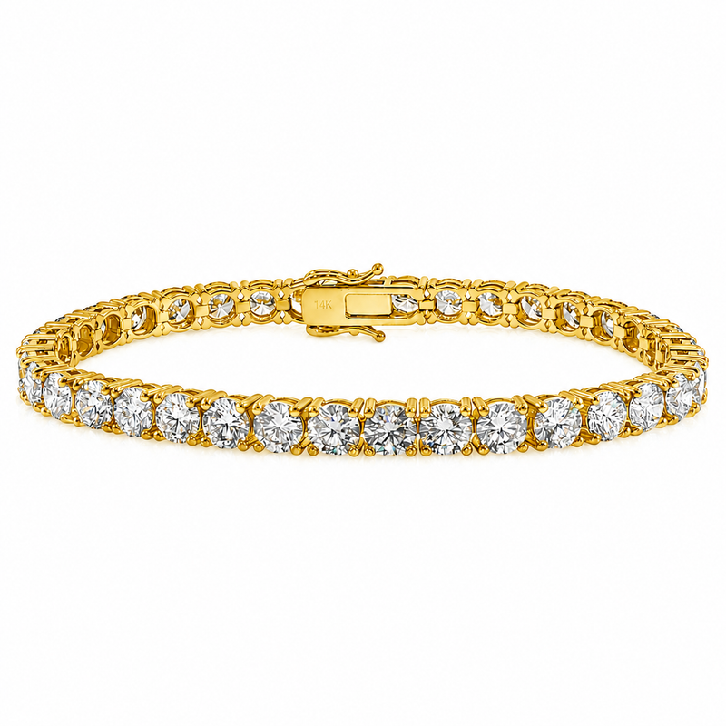 55 Pt Lab Diamond Tennis Bracelet 71659