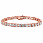 55 Pt Lab Diamond Tennis Bracelet 71659
