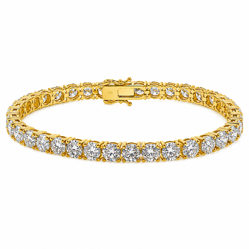 55 Pt Lab Diamond Tennis Bracelet 71659