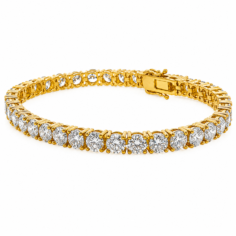 55 Pt Lab Diamond Tennis Bracelet 71659