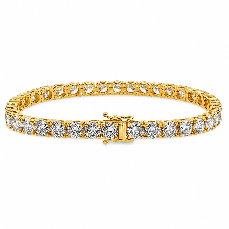 55 Pt Lab Diamond Tennis Bracelet 71659