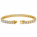 55 Pt Lab Diamond Tennis Bracelet 71659