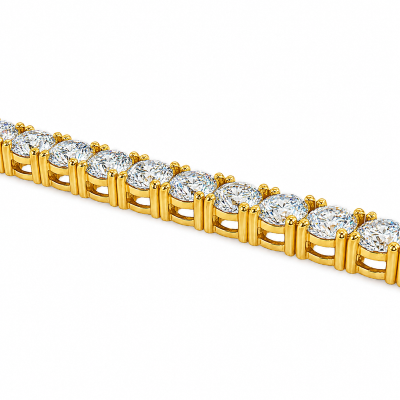 55 Pt Lab Diamond Tennis Bracelet 71659