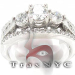 White Gold Wedding Ring 5613 - Image 5