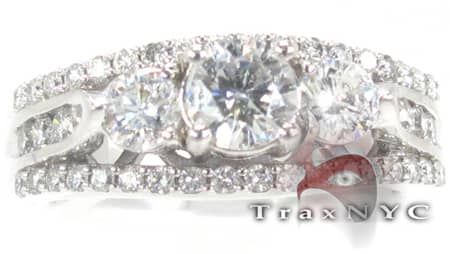 White Gold Wedding Ring 5613 - Image 2