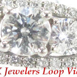 White Gold Wedding Ring 5613 - Image 6