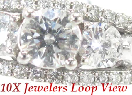 White Gold Wedding Ring 5613 - Image 6