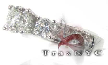 Ladies Mount Solitaire Band 5633 - Image 2