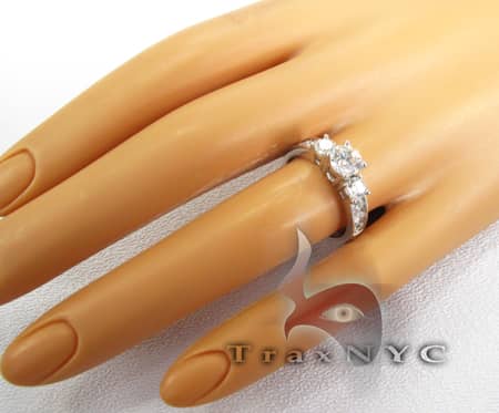 Ladies Mount Solitaire Band 5633 - Image 6