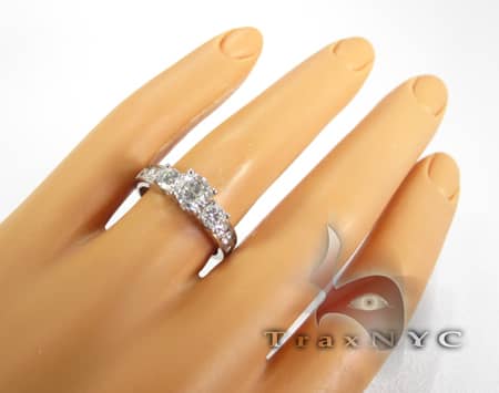 Ladies Mount Solitaire Band 5633 - Image 5