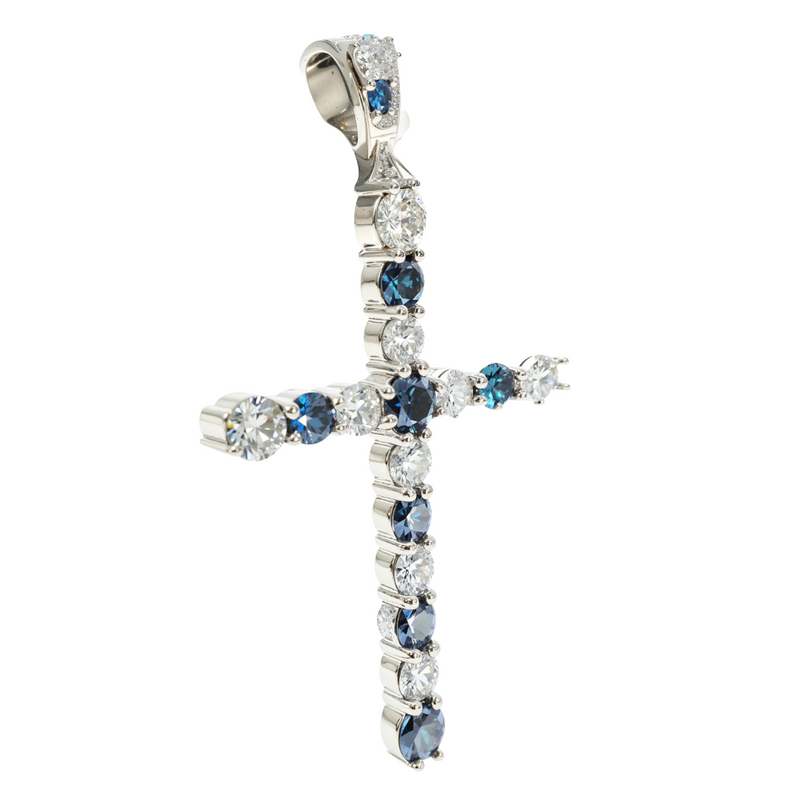 Prong Diamond Cross Crucifix 56407