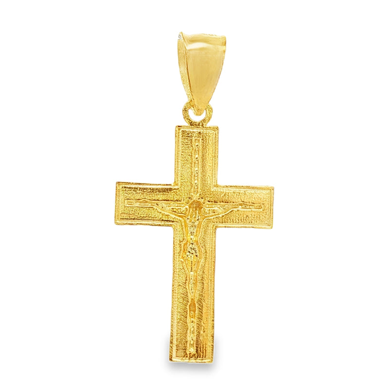 10K Gold Jesus Cross 57084