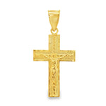 10K Gold Jesus Cross 57084