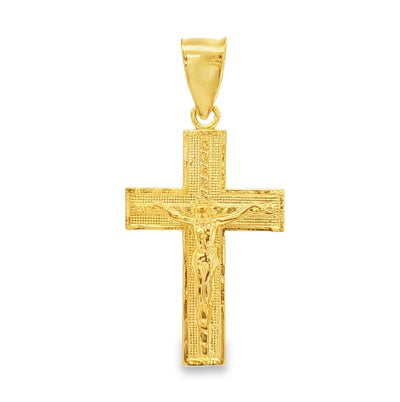 10K Gold Jesus Cross 57084