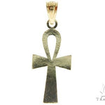 10K Gold Small Ankh Cross Crucifix 57104