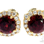 14KY Red Garnet Cluster Stud Earrings 57297 - Image 1 [FILE:57297_image_01_b7373b3a.jpg]
