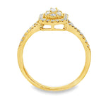 18k Gold Baguette Diamond Ring 67028