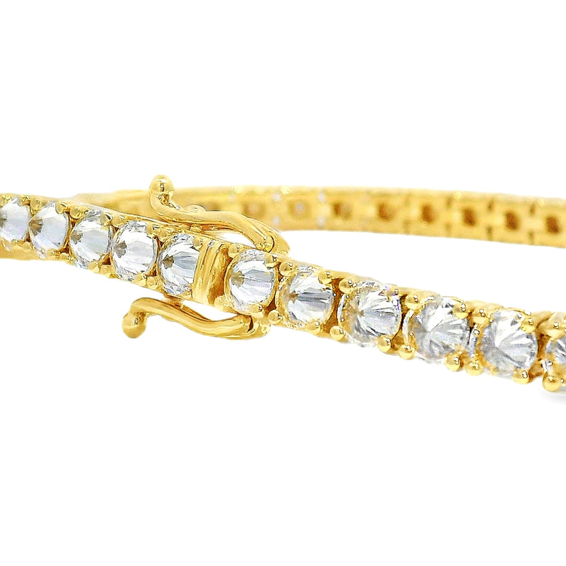 14K Gold 25 Pt Upside Down Lab Diamond Tennis Bracelet, photo 5 of 9