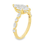 Marquise Diamond Engagement Ring 70845