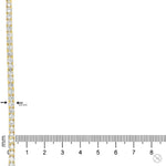 10  Pointer Upside Down Diamond Tennis Chain 70936