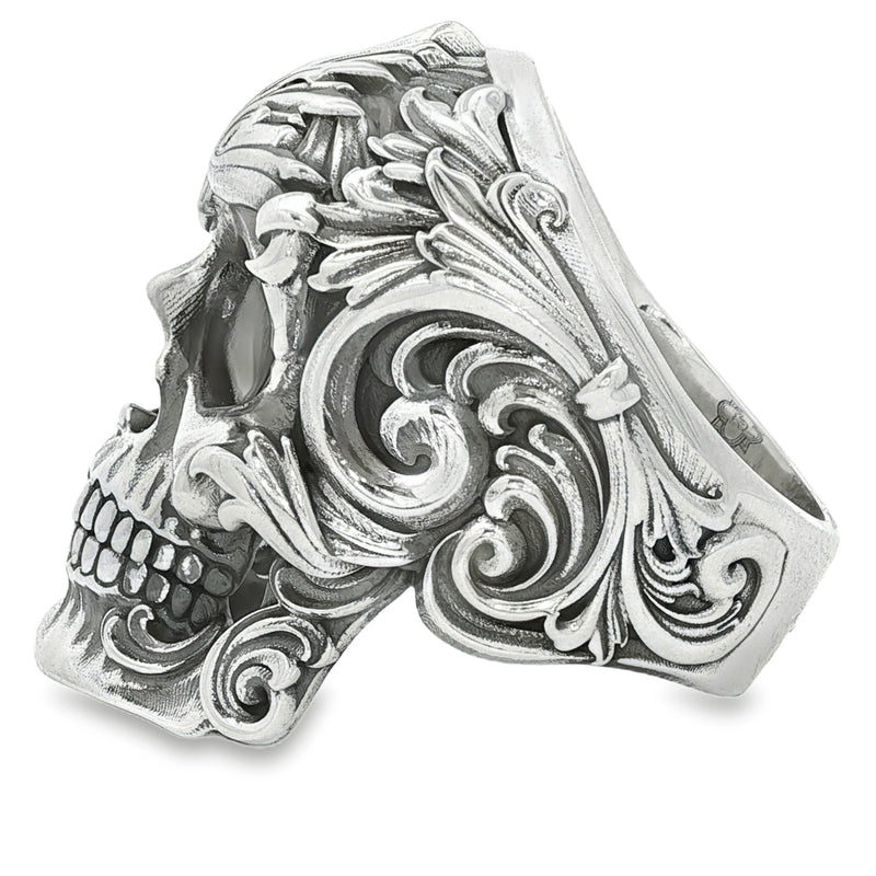 Ornate Skull Ring 71034