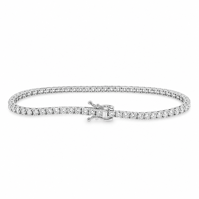 5 Pt lab diamond tennis bracelet – view 6 of 10, TraxNYC item 71687