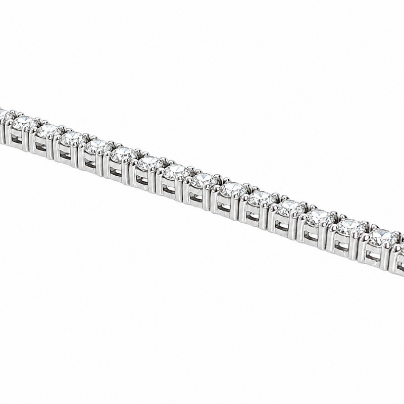 5 Pt lab diamond tennis bracelet – view 8 of 10, TraxNYC item 71687