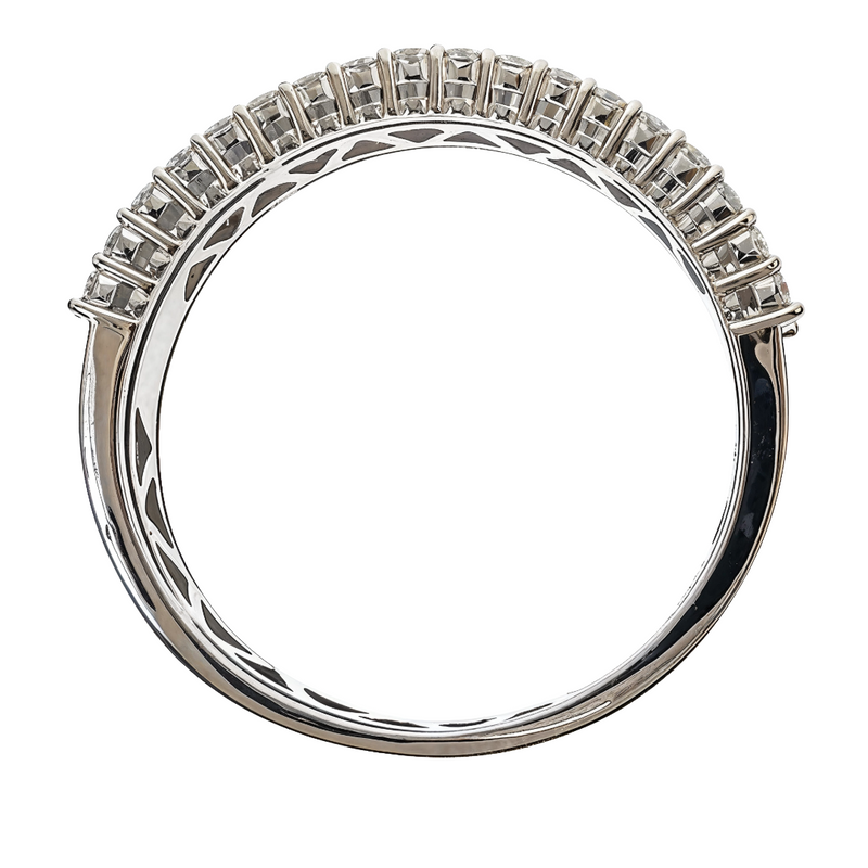 5 Row Diamond Men's Ring (Lab) 69691