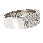 5 Row Diamond Men's Ring (Lab) 69691