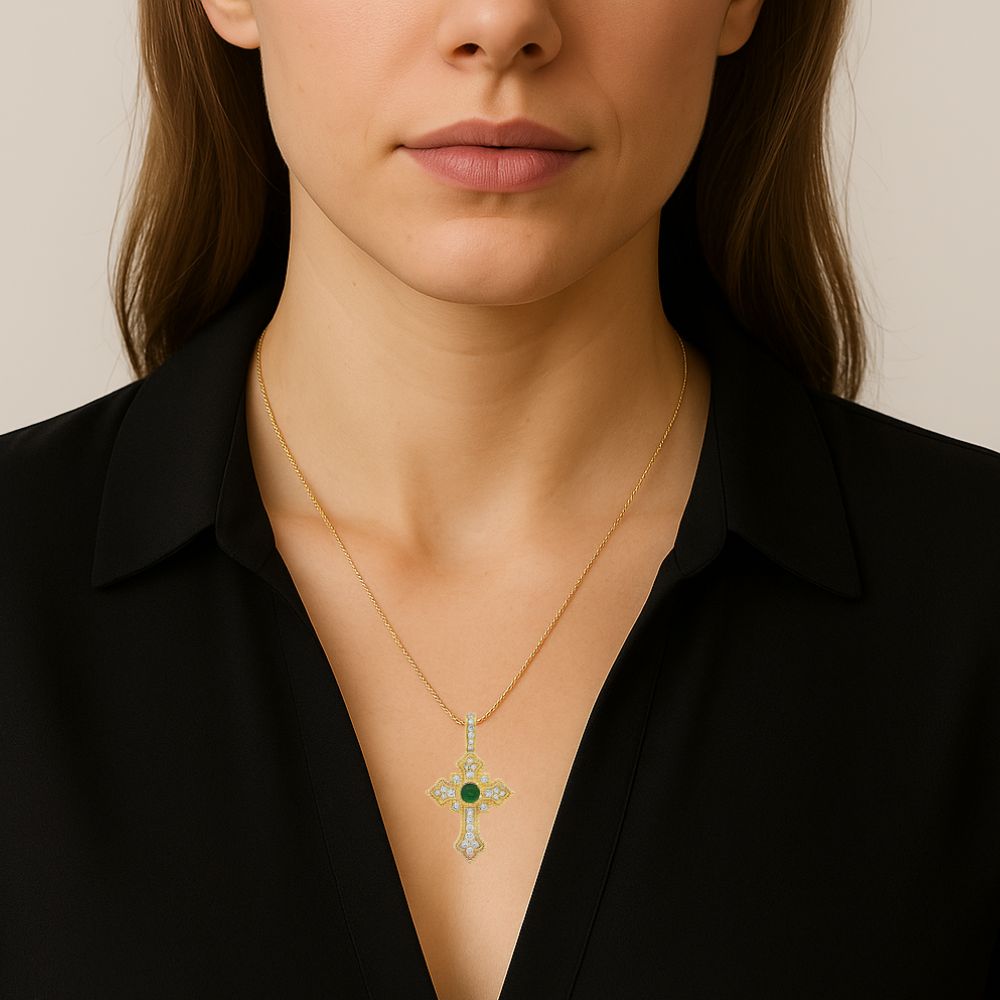 Eternal Hope Cross Pendant 70907 | TraxNYC