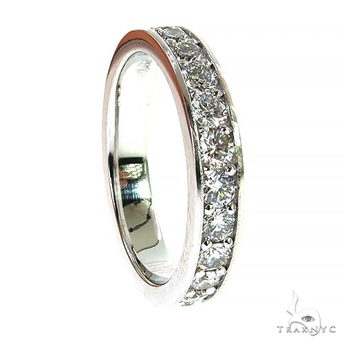 6 Pointer Eternity Diamond Ring Band Lab 69157 - Image 2