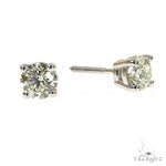 60 Pt Lab Diamond Stud Earrings 68061 - Image 2
