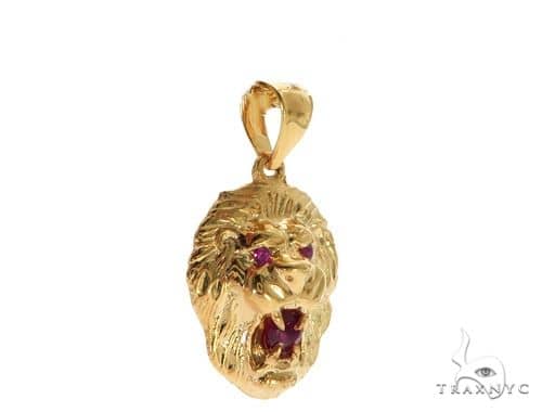 TraxNYC Ruby Lion Pendant 61604