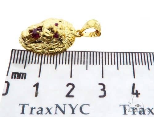 TraxNYC Ruby Lion Pendant 61604