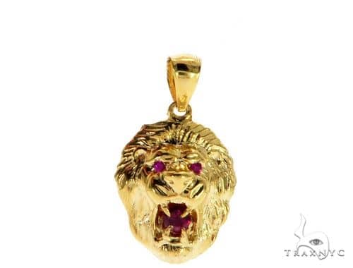 TraxNYC Ruby Lion Pendant 61604