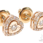 14K Gold Heart Shape Stud Earrings 64532 - Image 1 [FILE:64532_image_01_dcb0fbe6.jpg]