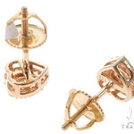 14K Gold Heart Shape Stud Earrings 64532 - Image 3 [FILE:64532_image_03_6fecb5da.jpg]