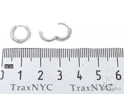 14K Gold Prong Diamond Small Hoops Earring 65452 - Image 3 [FILE:65452_image_03_71031e38.jpg]